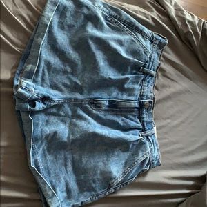 american eagle mom jeans shorts